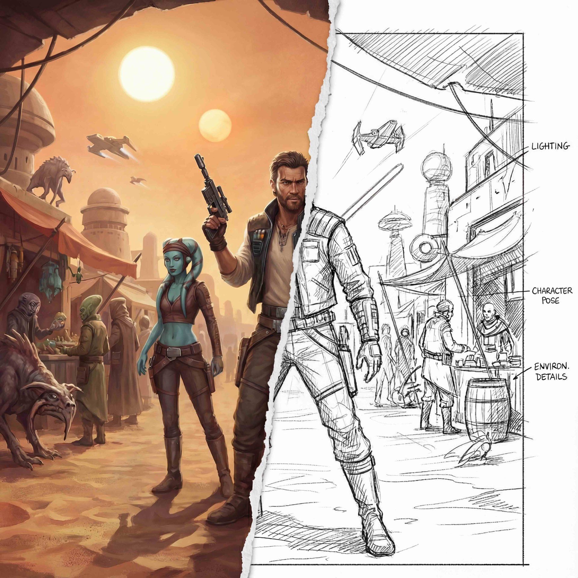 Character & Scene Art