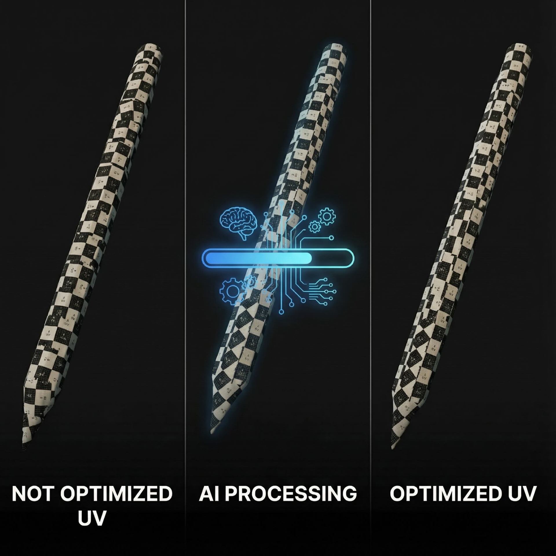 Production-ready mesh with optimized topology and UV mapping