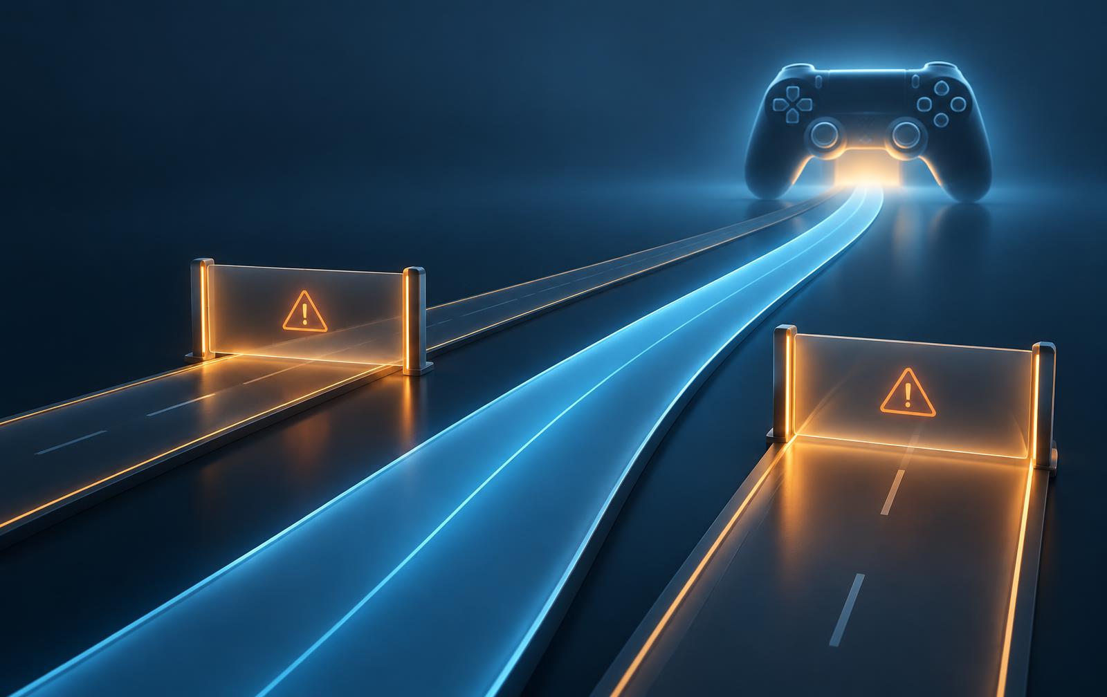 Three paths to AI production in a game studio: two blocked by compliance gates, one open and governed