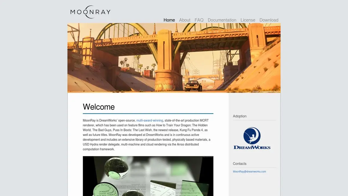 MoonRay (DreamWorks’ OpenMoonRay)