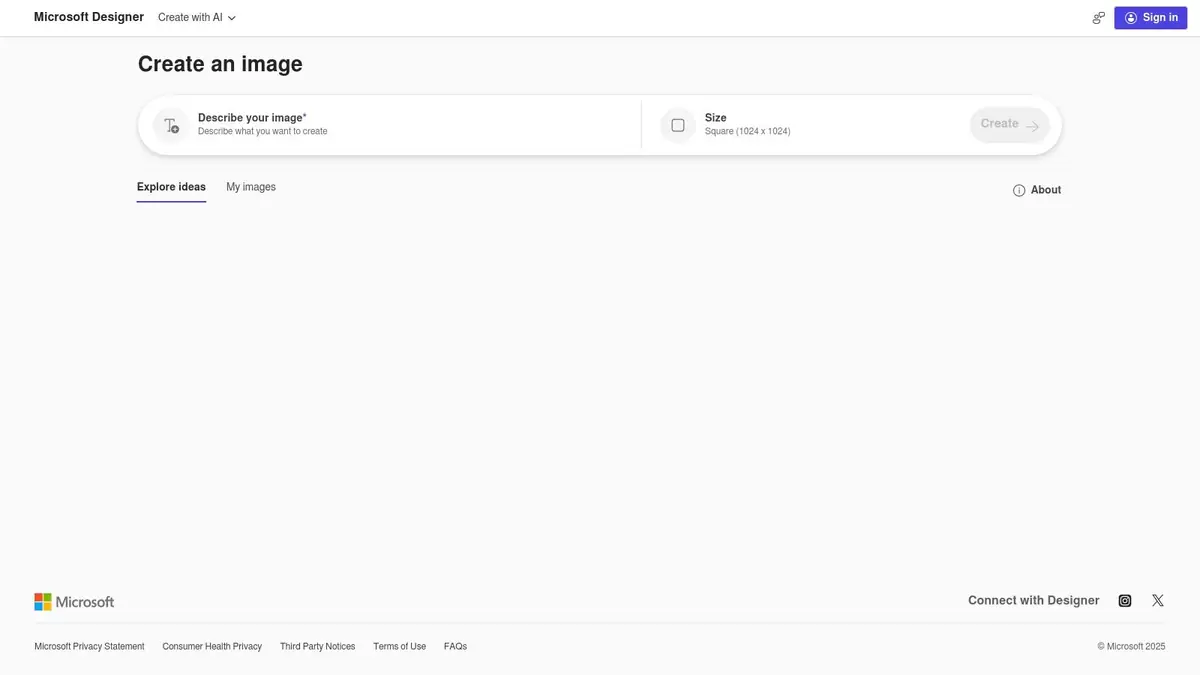 Microsoft Designer – Image Creator